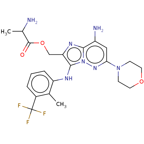 Chemical structure of BindingDB Monomer ID 288384