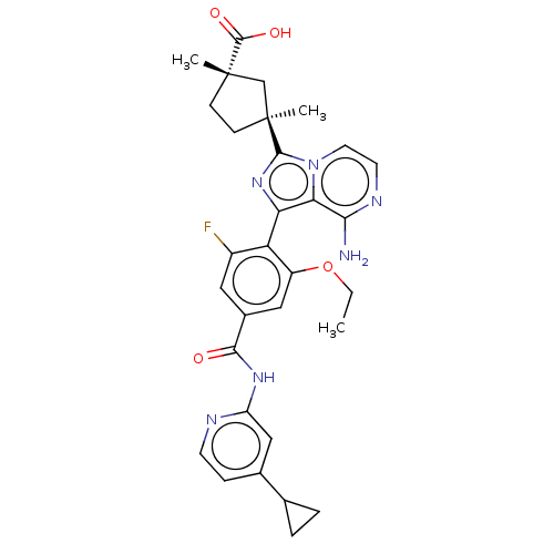 Chemical structure of BindingDB Monomer ID 288516