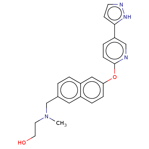 Chemical structure of BindingDB Monomer ID 289874