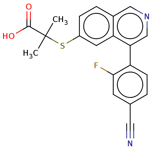 Chemical structure of BindingDB Monomer ID 290462