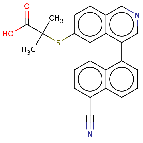 Chemical structure of BindingDB Monomer ID 290467