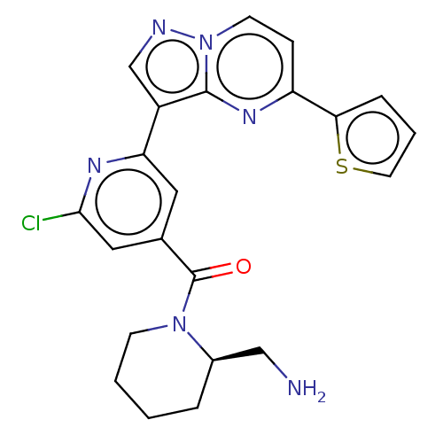Chemical structure of BindingDB Monomer ID 292455