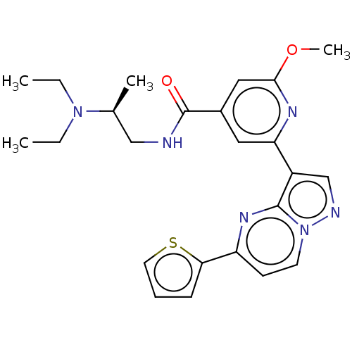Chemical structure of BindingDB Monomer ID 292456