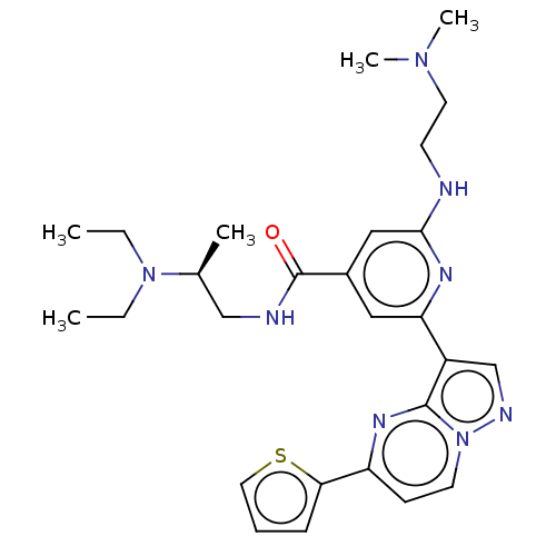 Chemical structure of BindingDB Monomer ID 292501