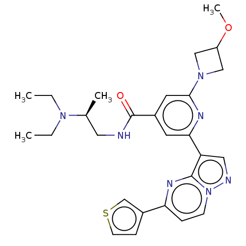Chemical structure of BindingDB Monomer ID 292509