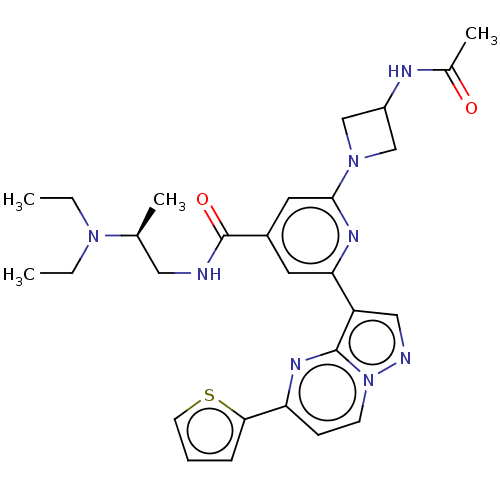 Chemical structure of BindingDB Monomer ID 292542