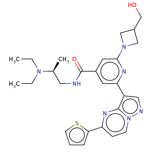 Chemical structure of BindingDB Monomer ID 292560