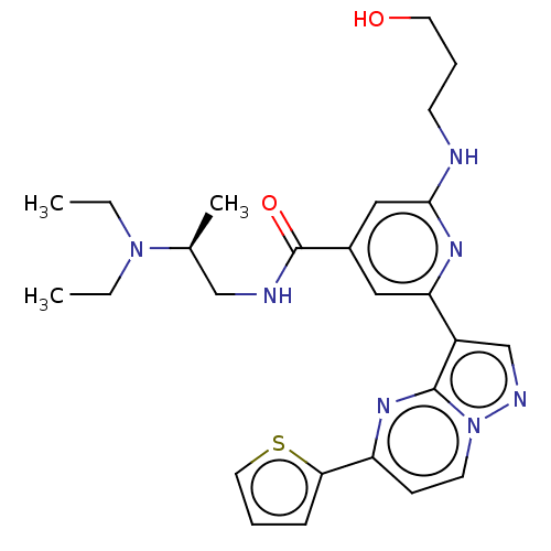 Chemical structure of BindingDB Monomer ID 292564