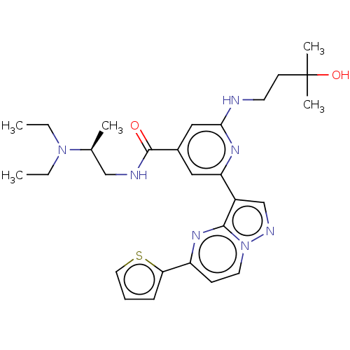 Chemical structure of BindingDB Monomer ID 292565