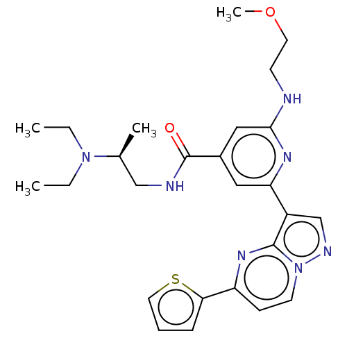 Chemical structure of BindingDB Monomer ID 292569