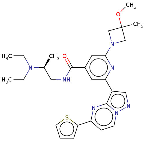 Chemical structure of BindingDB Monomer ID 292571