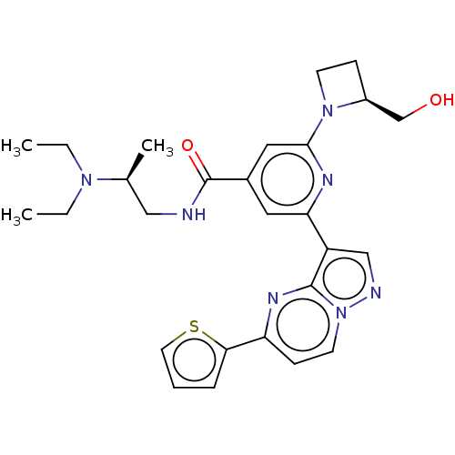 Chemical structure of BindingDB Monomer ID 292612