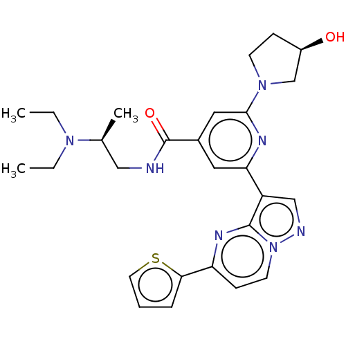 Chemical structure of BindingDB Monomer ID 292660
