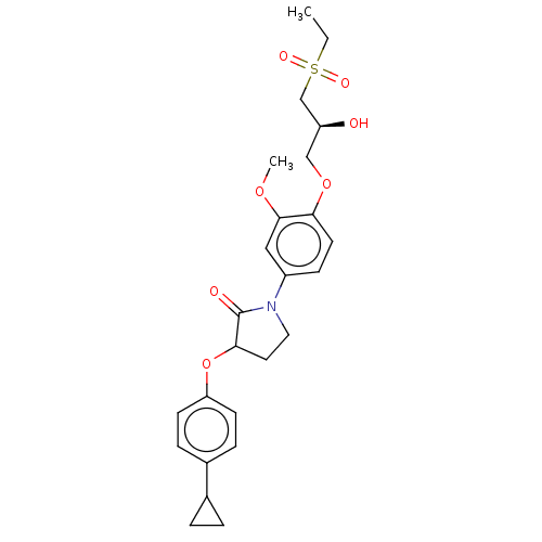 Chemical structure of BindingDB Monomer ID 294149