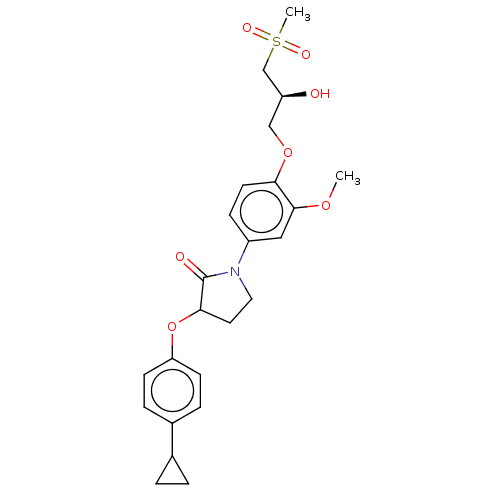 Chemical structure of BindingDB Monomer ID 294157