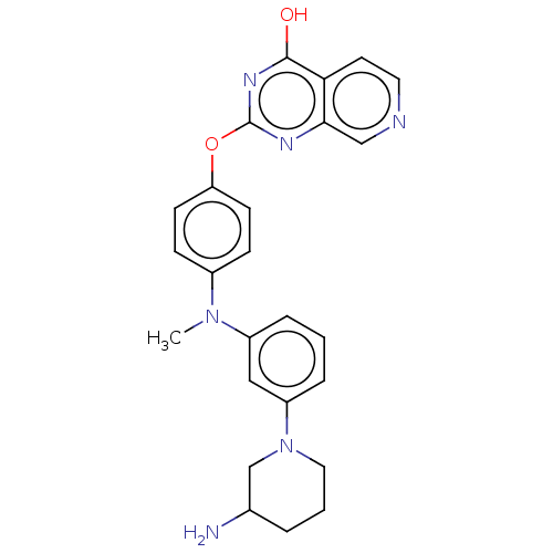 Chemical structure of BindingDB Monomer ID 296134