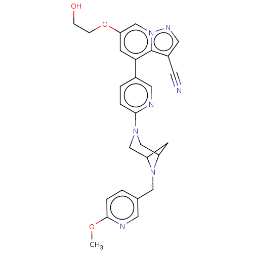 Chemical structure of BindingDB Monomer ID 296376