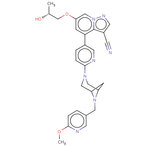Chemical structure of BindingDB Monomer ID 296394