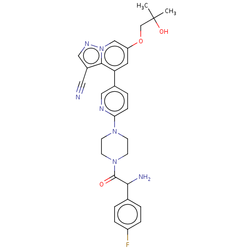 Chemical structure of BindingDB Monomer ID 296543