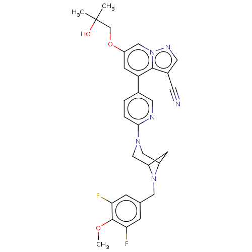Chemical structure of BindingDB Monomer ID 296581