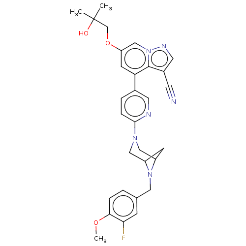 Chemical structure of BindingDB Monomer ID 296589
