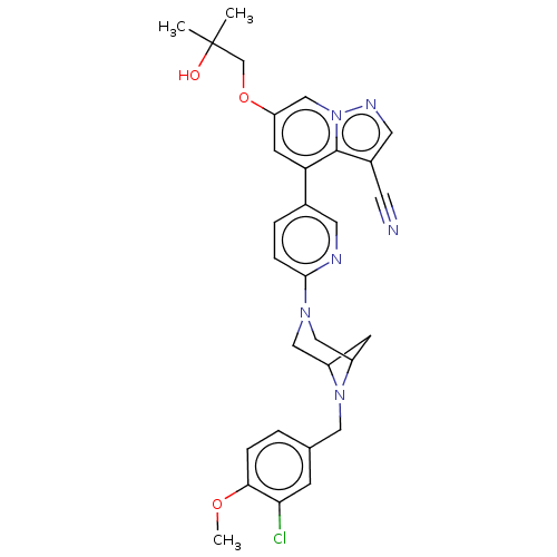 Chemical structure of BindingDB Monomer ID 296590