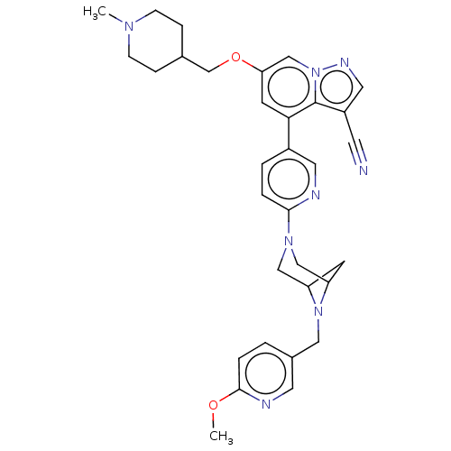 Chemical structure of BindingDB Monomer ID 296707