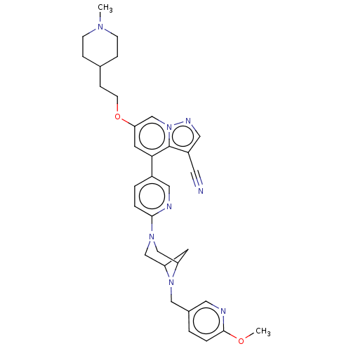 Chemical structure of BindingDB Monomer ID 296709