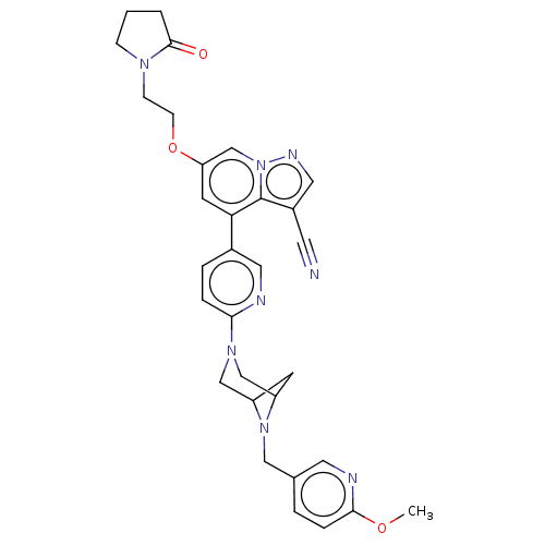 Chemical structure of BindingDB Monomer ID 296712