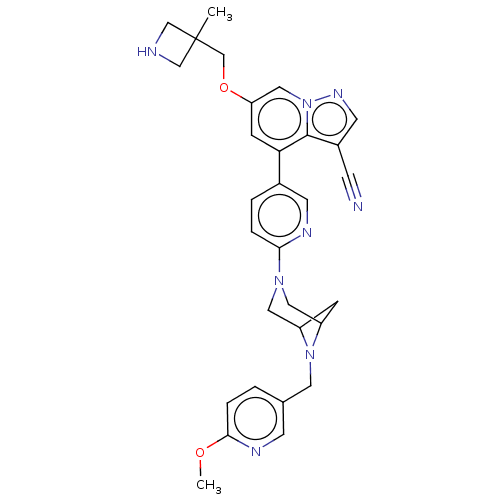 Chemical structure of BindingDB Monomer ID 296718