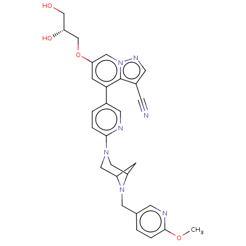 Chemical structure of BindingDB Monomer ID 296747