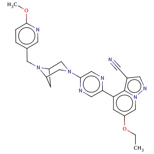Chemical structure of BindingDB Monomer ID 296808