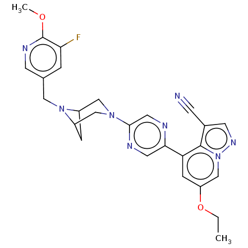 Chemical structure of BindingDB Monomer ID 296809