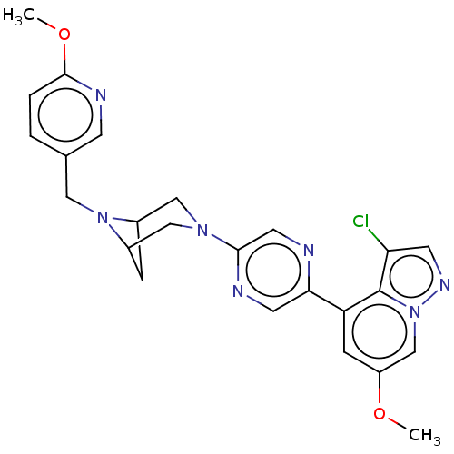 Chemical structure of BindingDB Monomer ID 296821