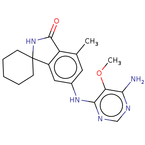 Chemical structure of BindingDB Monomer ID 297386