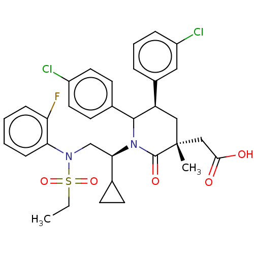 Chemical structure of BindingDB Monomer ID 299594