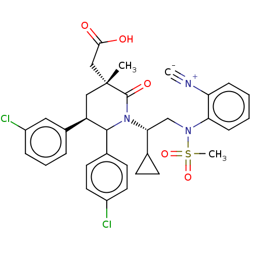 Chemical structure of BindingDB Monomer ID 299600