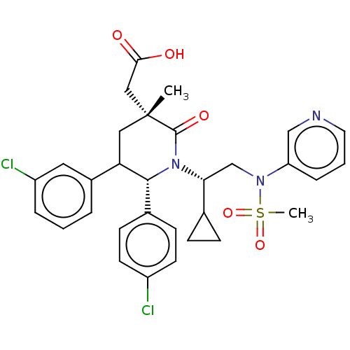 Chemical structure of BindingDB Monomer ID 299604