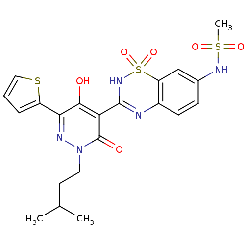 Chemical structure of BindingDB Monomer ID 30407