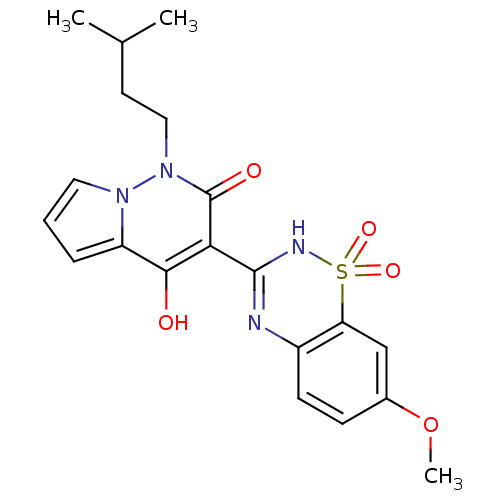 Chemical structure of BindingDB Monomer ID 30409