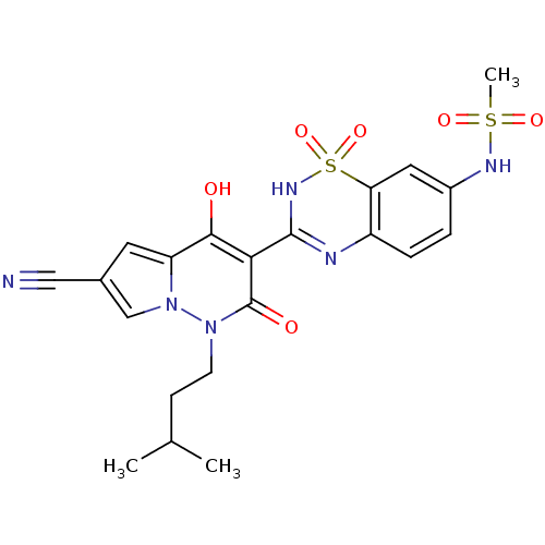 Chemical structure of BindingDB Monomer ID 30412