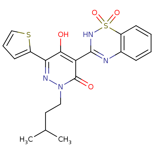 Chemical structure of BindingDB Monomer ID 30423