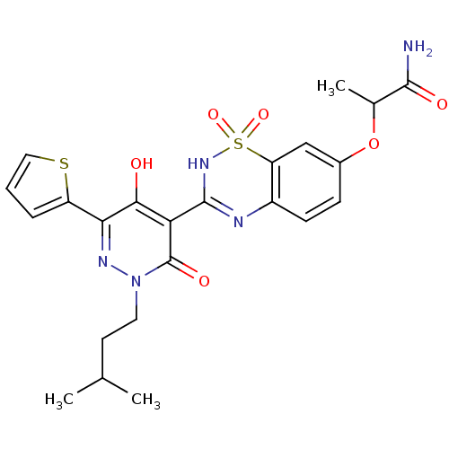 Chemical structure of BindingDB Monomer ID 30426
