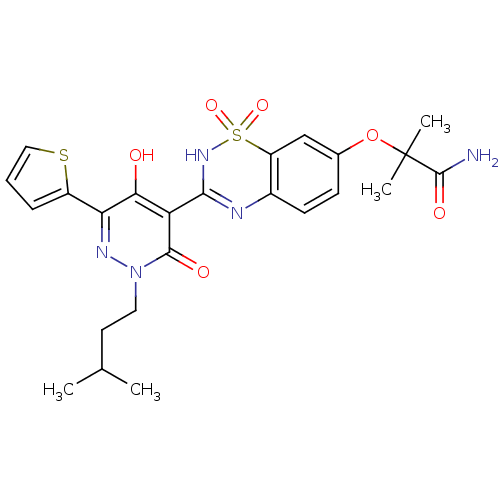 Chemical structure of BindingDB Monomer ID 30427