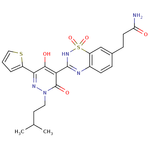 Chemical structure of BindingDB Monomer ID 30435