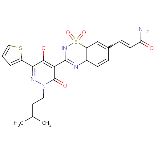 Chemical structure of BindingDB Monomer ID 30436