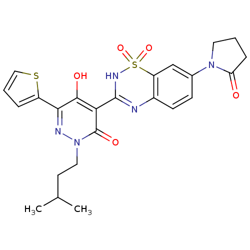 Chemical structure of BindingDB Monomer ID 30439