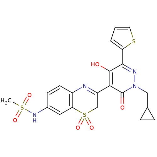 Chemical structure of BindingDB Monomer ID 30460
