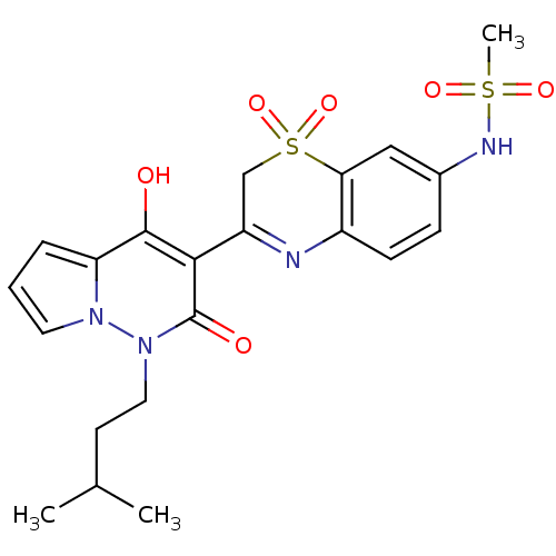 Chemical structure of BindingDB Monomer ID 30467
