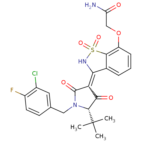 Chemical structure of BindingDB Monomer ID 30487